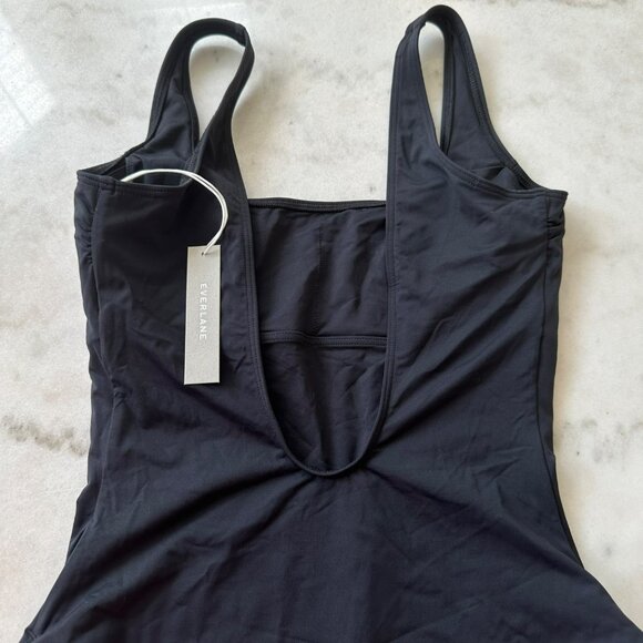 Everlane The Square-Neck One-Piece Black Swimsuit Size Small NWT - Picture 9 of 10